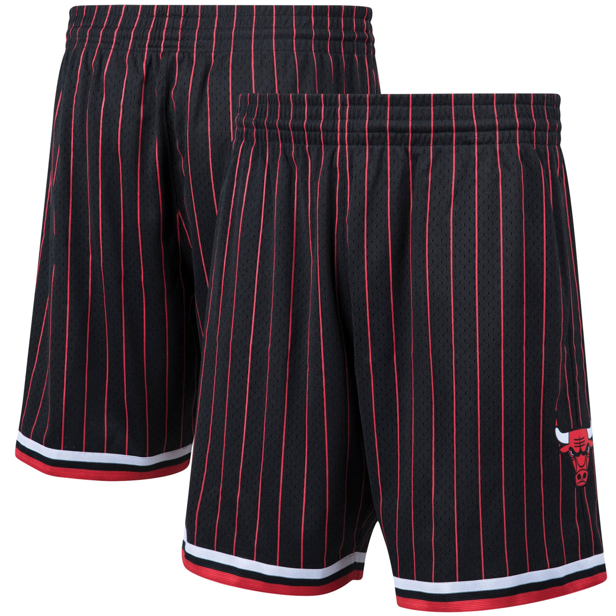 Chicago Bulls Mitchell & Ness 1996-97 Black Hardwood Classics Swingman Shorts for Men product image 1, provided for visual