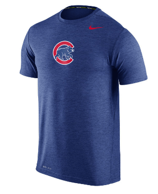 Chicago Cubs Nike MLB Men Dri-Fit Touch T-Shirt product image 1, provided for visual reference and product detail review
