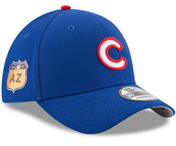Chicago Cubs New Era Royal 2017 Spring Training Diamond Era 39THIRTY Flex Hat for Men product image 1, provided for visual