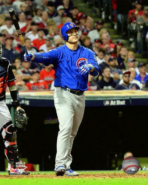 Anthony Rizzo Chicago Cubs 2016 World Series Home Run Photo product image 1, provided for visual reference and product