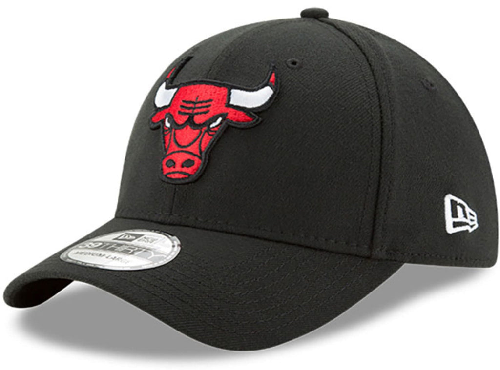 Chicago Bulls New Era Black NBA Team Classic 39THIRTY Flex Hat for Men product image 1, provided for visual reference and