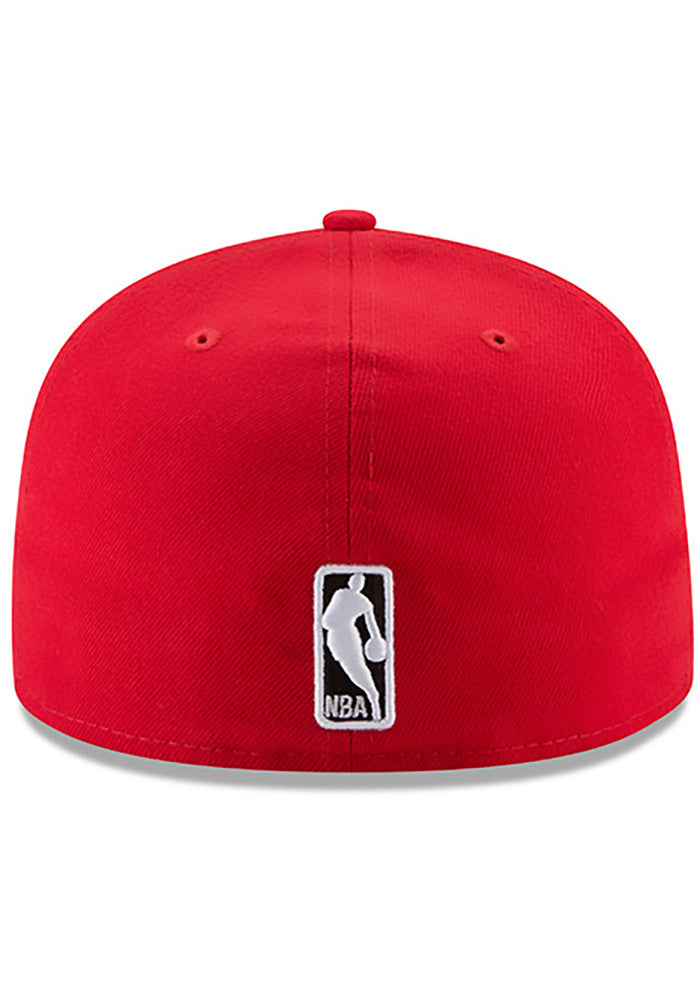 NBA Chicago Bulls Red 59Fifty Fitted Hat for Men product image 6, provided for visual reference and product detail review