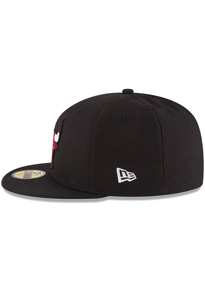 NBA Chicago Bulls Black Alternate 59Fifty Fitted Hat for Men product image 5, provided for visual reference and product