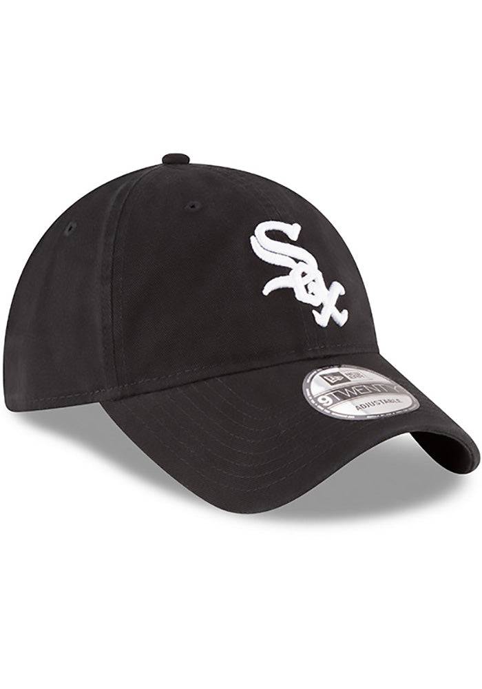 Chicago White Sox New Era Black Game Replica Core Classic 9TWENTY Adjustable Hat for Men product image 3, provided for