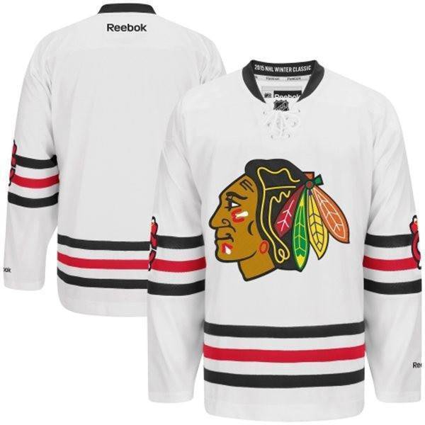 Youth Chicago Blackhawks 2015 Winter Classic Premier Jersey product image 1, provided for visual reference and product