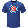 Chicago Cubs Royal Mental Metal Heather T-Shirt for Men product image 1, provided for visual reference and product detail