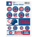 Chicago Cubs Vinyl Sticker Sheet 5" x 7" By Wincraft product image 1, provided for visual reference and product detail review