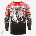 Mens Chicago Blackhawks Light Up Bluetooth Sweater By Foco product image 1, provided for visual reference and product detail