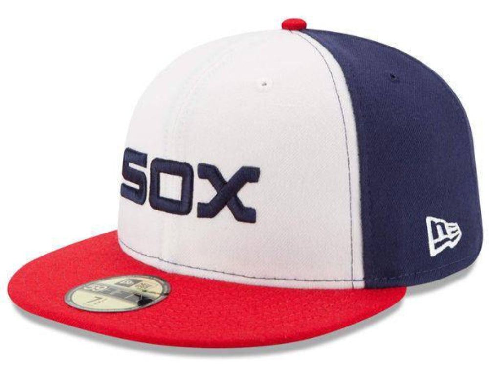 Chicago White Sox New Era White/Red Authentic Collection On-Field Sunday Alternate 59FIFTY Fitted Hat for Men product image