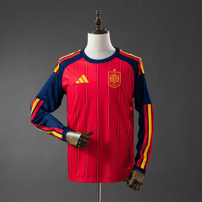 Spain Home Jersey 2026 World Cup Football Kit Long Sleeves product image 1
