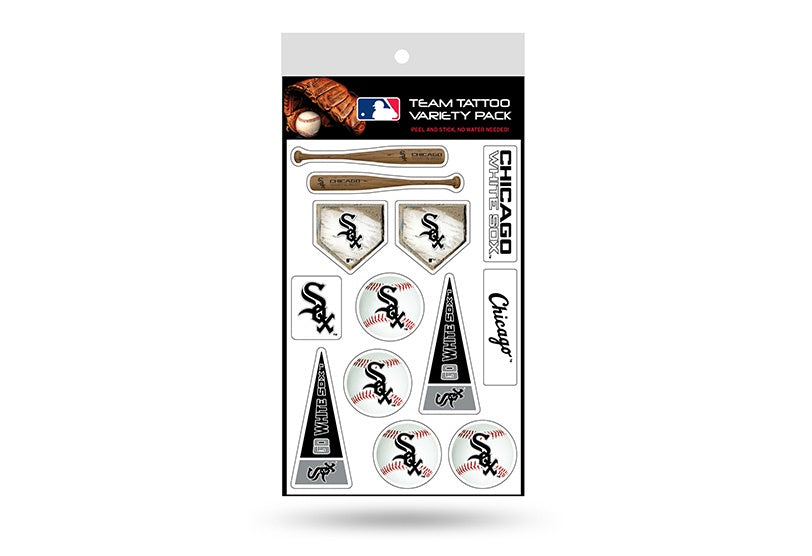 Chicago White Sox MLB Tattoo Variety Pack By Rico product image 1, provided for visual reference and product detail review