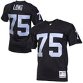 Mens Las Vegas Raiders Howie Long Mitchell & Ness Black Retired Player Vintage Replica Jersey product image 1, provided for