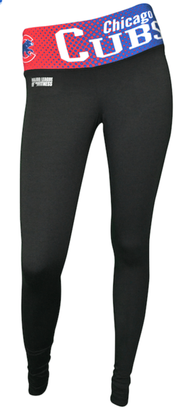 Chicago Cubs Dynamic Leggings for Women product image 1, provided for visual reference and product detail review