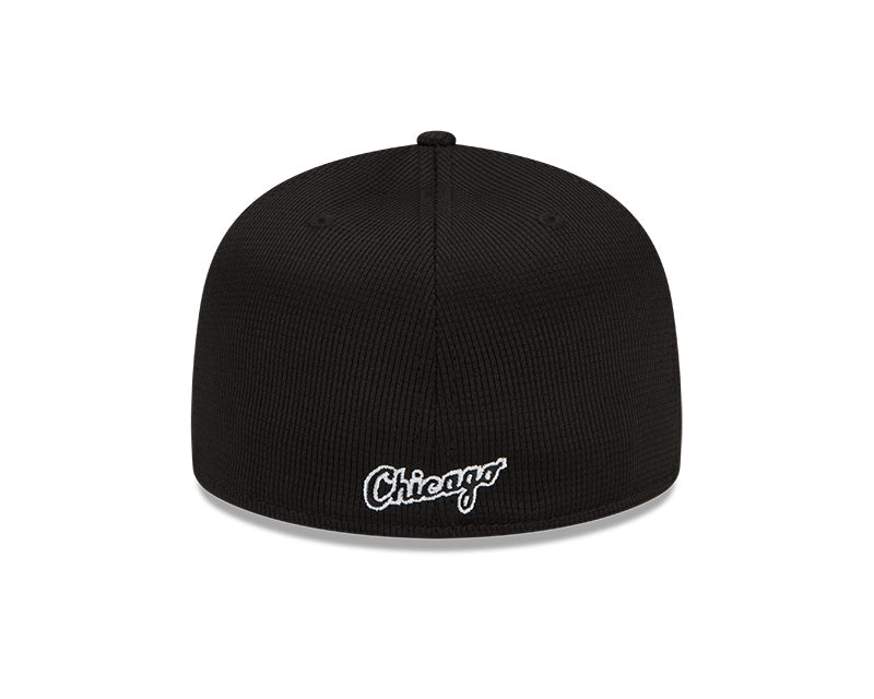 Chicago White Sox Black Alternate 2022 New Era Clubhouse Collection 59FIFTY Fitted Hat for Men product image 6, provided for