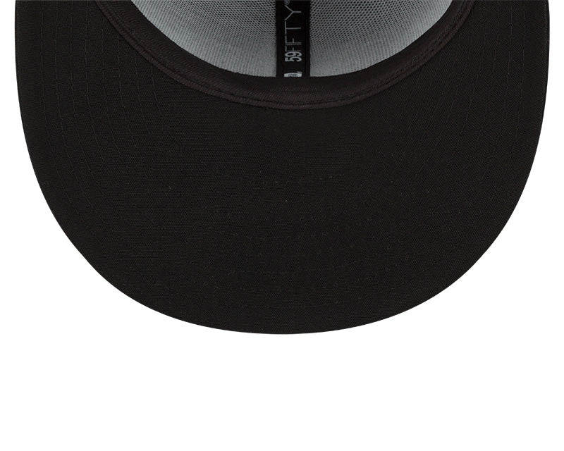 Chicago White Sox Black Alternate 2022 New Era Clubhouse Collection 59FIFTY Fitted Hat for Men product image 7, provided for