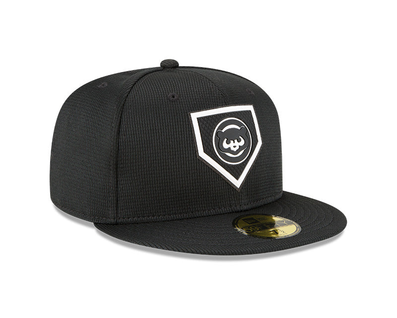 Chicago Cubs Black New Era 2022 Clubhouse Collection 59FIFTY Fitted Hat for Men product image 2, provided for visual