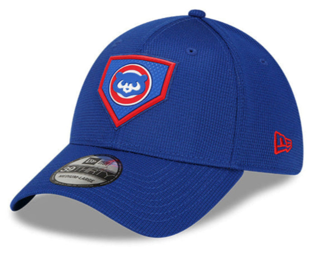Chicago Cubs New Era Royal Blue 2021 Clubhouse 39THIRTY Flex Hat for Men product image 1, provided for visual reference and
