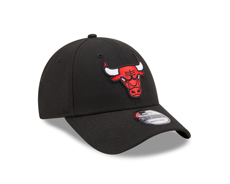 Chicago Bulls New Era The League Black 9FORTY Adjustable Hat product image 3, provided for visual reference and product