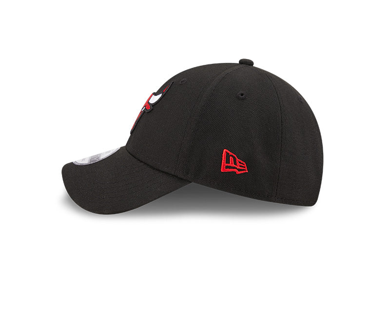 Chicago Bulls New Era The League Black 9FORTY Adjustable Hat product image 4, provided for visual reference and product