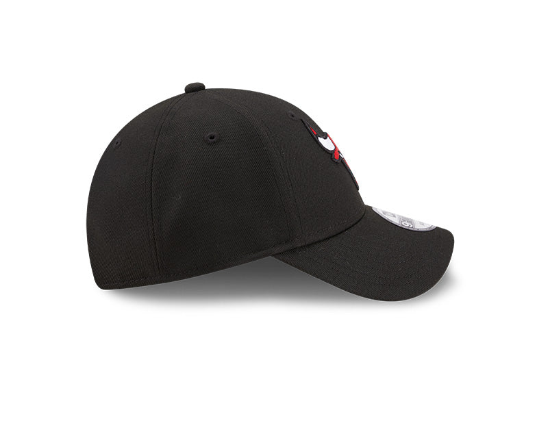 Chicago Bulls New Era The League Black 9FORTY Adjustable Hat product image 5, provided for visual reference and product