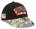Tampa Bay Buccaneers New Era Black 2021 Salute to Service Primary Logo 39THIRTY Flex Hat for Men product image 1, provided