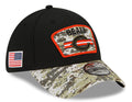 Chicago Bears New Era Black 2021 Salute to Service Primary Logo 39THIRTY Flex Hat for Men product image 1, provided for
