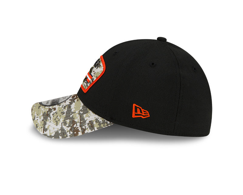 Chicago Bears New Era Black 2021 Salute to Service Primary Logo 39THIRTY Flex Hat for Men product image 4, provided for