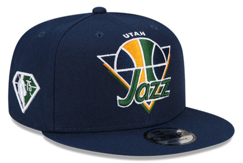 Utah Jazz New Era Navy 2021 NBA Tip Off Snapback Hat product image 1, provided for visual reference and product detail review