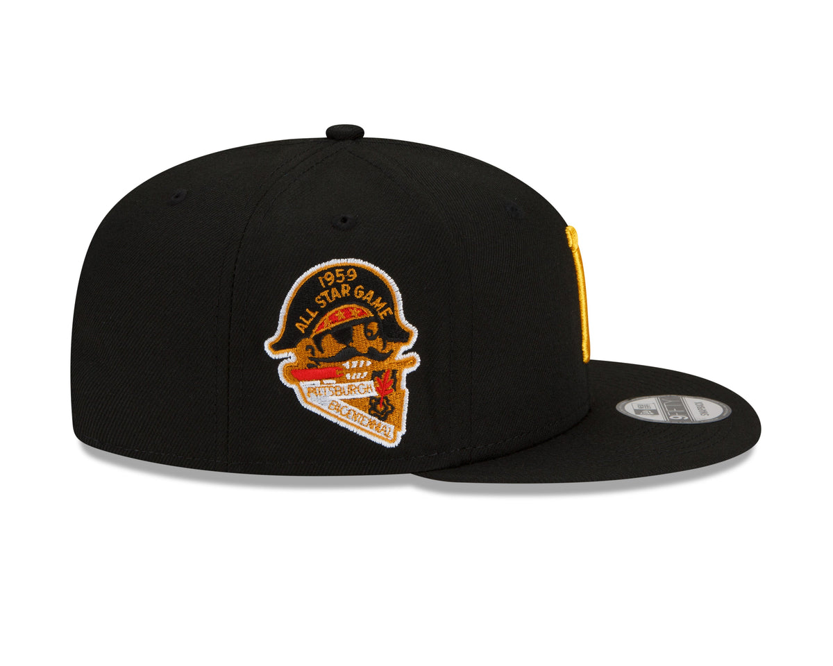 New Era Pittsburgh Pirates 1959 All Star Game Black 9FIFTY Snapback Adjustable Hat product image 4, provided for visual