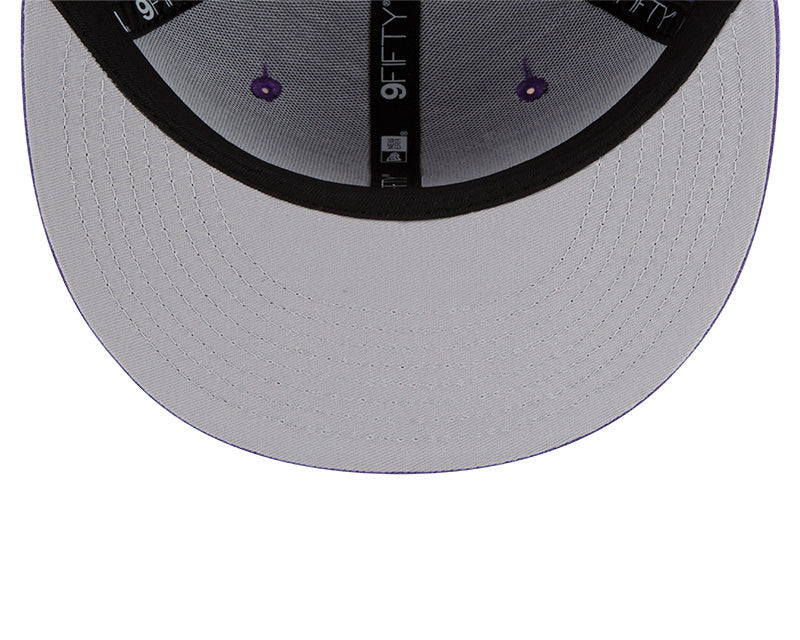New Era Arizona Diamondbacks 2001 World Series Purple 9FIFTY Snapback Adjustable Hat product image 7, provided for visual