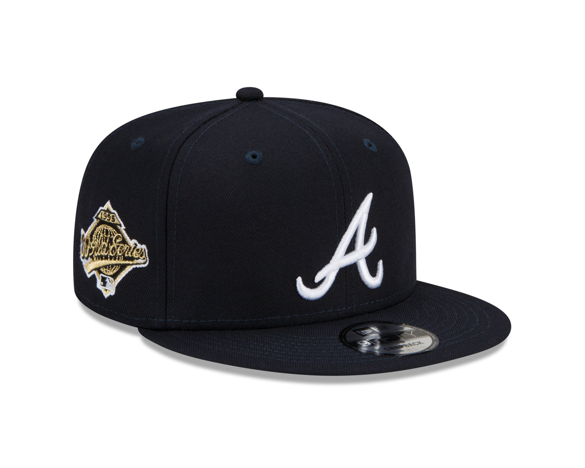 New Era Atlanta Braves 1995 World Series Navy 9FIFTY Snapback Adjustable Hat product image 1, provided for visual reference