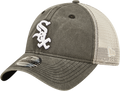 Chicago White Sox New Era Washed Trucker 9TWENTY Adjustable Snapback Hat product image 1, provided for visual reference and