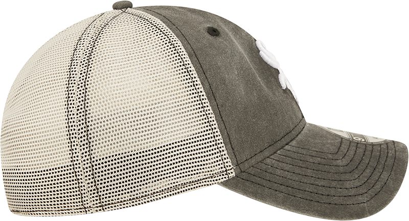 Chicago White Sox New Era Washed Trucker 9TWENTY Adjustable Snapback Hat product image 6, provided for visual reference and