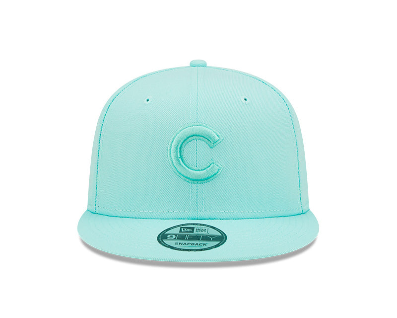 Chicago Cubs Color Pack Tonal Seafoam New Era 9FORTY Snapback Hat product image 2, provided for visual reference and product