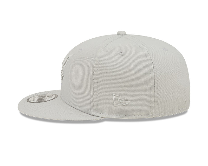Charlotte Hornets New Era Silver Color Pack 9FIFTY Snapback Hat for Men product image 4, provided for visual reference and