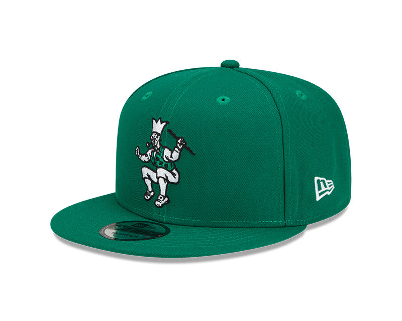 Boston Celtics New Era 2021/22 City Edition Alternate 9FIFTY Snapback Adjustable Hat - Kelly Green product image 3, provided