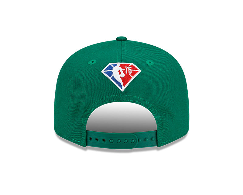Boston Celtics New Era 2021/22 City Edition Alternate 9FIFTY Snapback Adjustable Hat - Kelly Green product image 6, provided