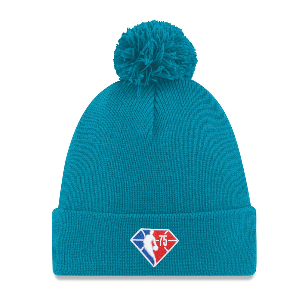 San Antonio Spurs '21 NBA City Edition New Era Teal Alternate Cuffed Knit Hat product image 2, provided for visual reference