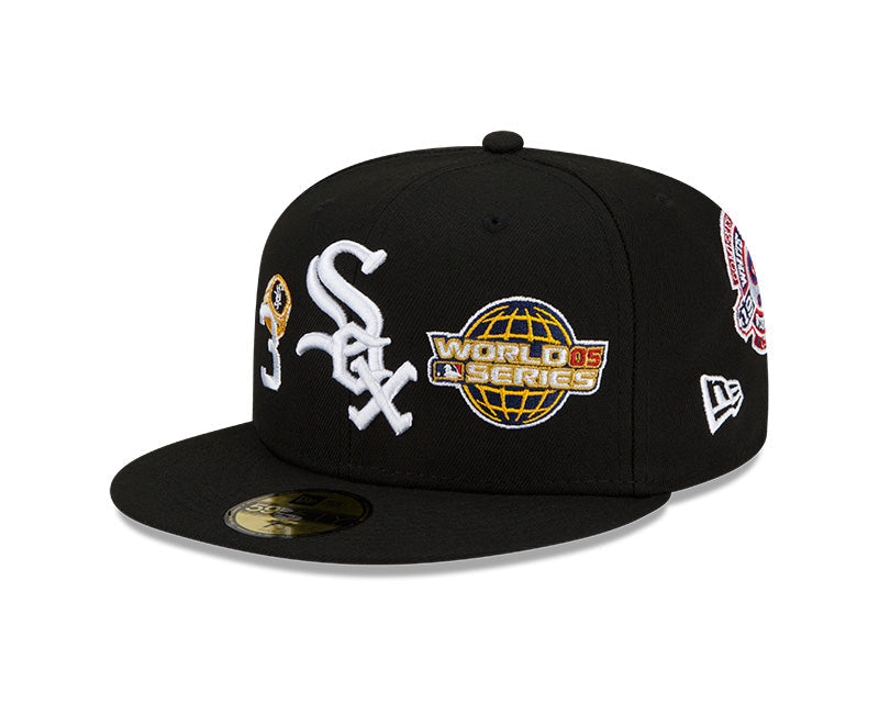 Chicago White Sox 3 Time World Series Champions Edition Black New Era 59FIFTY Fitted Hat product image 1, provided for