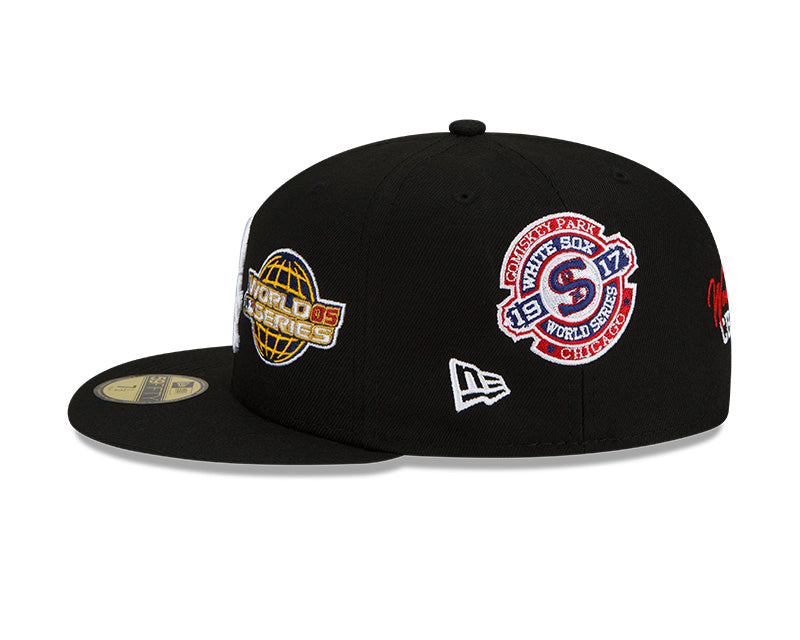 Chicago White Sox 3 Time World Series Champions Edition Black New Era 59FIFTY Fitted Hat product image 4, provided for