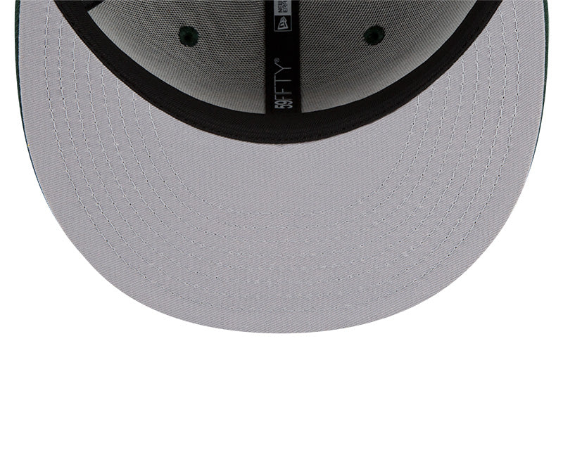 Green Bay Packers New Era Green 4 Time Champions 59FIFTY Fitted Hat product image 7, provided for visual reference and