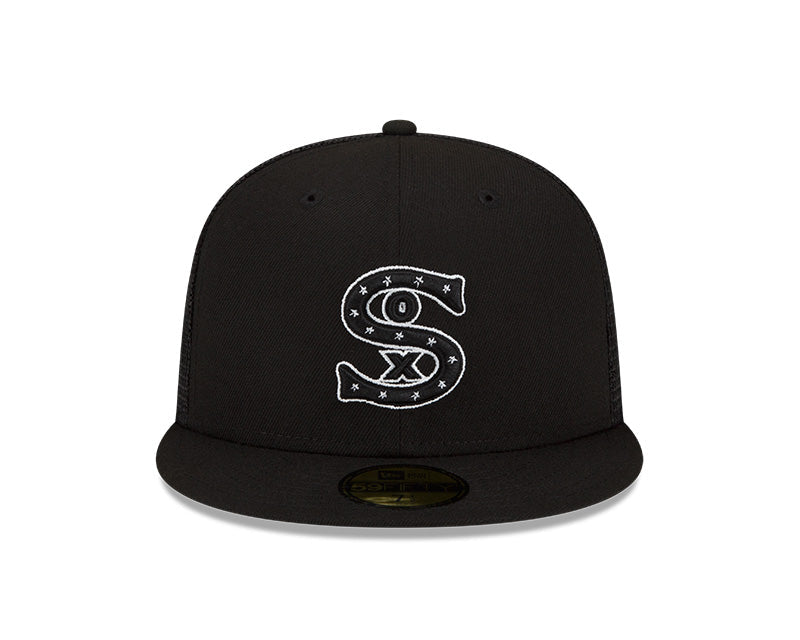 Chicago White Sox New Era Black 2022 Spring Training 59FIFTY Fitted Hat product image 2, provided for visual reference and