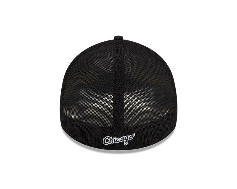 Chicago White Sox New Era Black Batting Practice 39THIRTY Flex-Fit Hat for Men product image 6, provided for visual