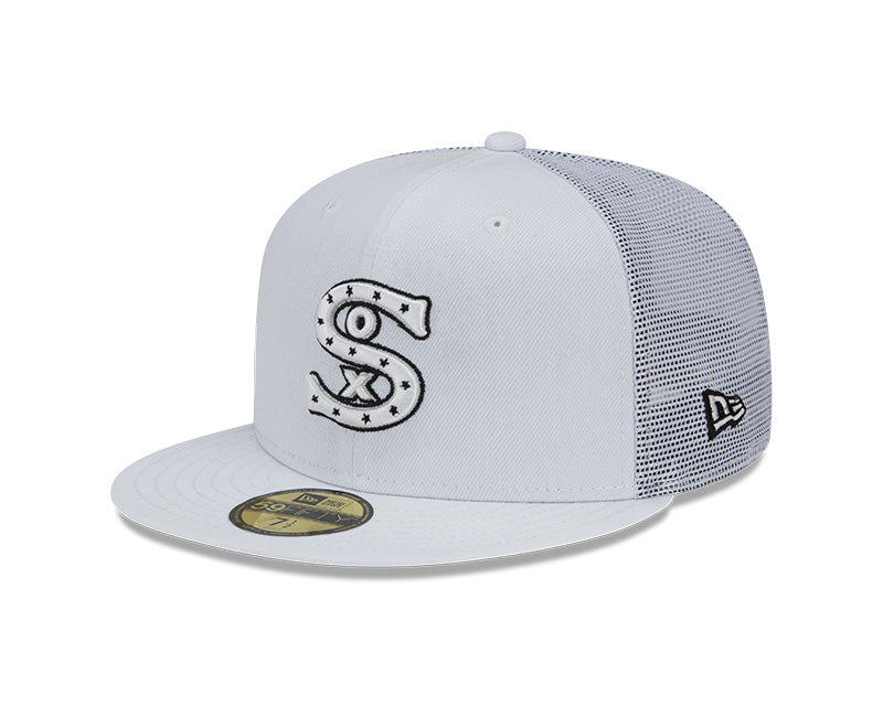 Chicago White Sox New Era White 2022 Batting Practice 59FIFTY Fitted Hat product image 1, provided for visual reference and