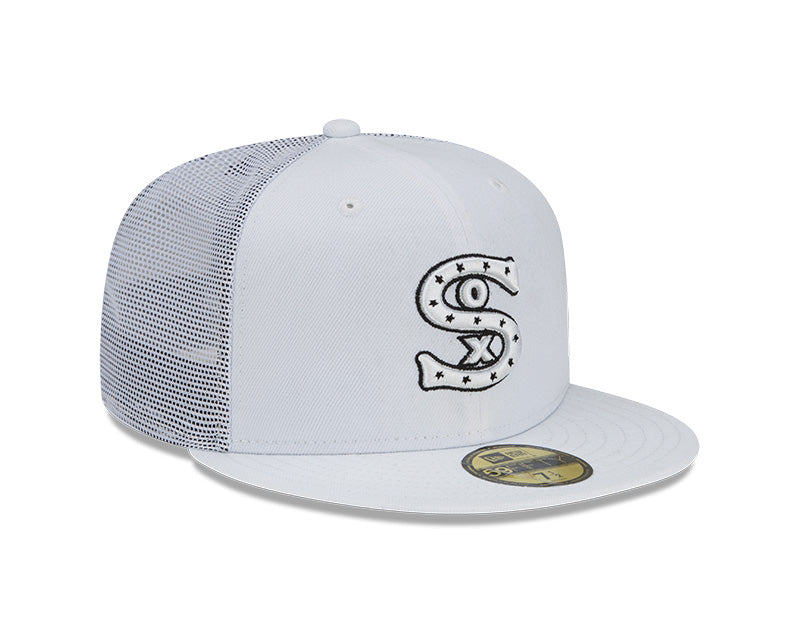 Chicago White Sox New Era White 2022 Batting Practice 59FIFTY Fitted Hat product image 3, provided for visual reference and