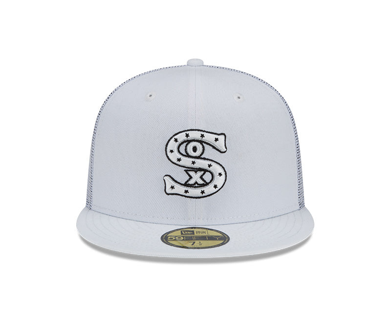 Chicago White Sox New Era White 2022 Batting Practice 59FIFTY Fitted Hat product image 2, provided for visual reference and