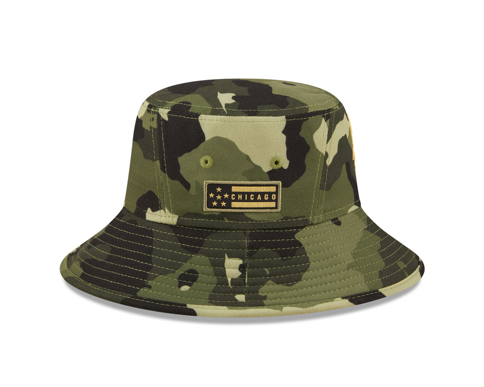 Chicago White Sox Camo 2022 Armed Forces Day Bucket Hat By New Era product image 4, provided for visual reference and