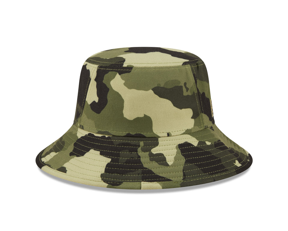 Chicago Cubs Camo 2022 Armed Forces Day Bucket Hat By New Era product image 6, provided for visual reference and product