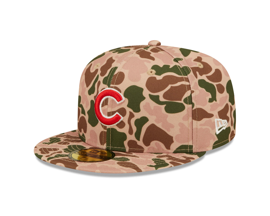 Chicago Cubs New Era 2016 World Series Duck Camo 59FIFTY Fitted Hat product image 3, provided for visual reference and
