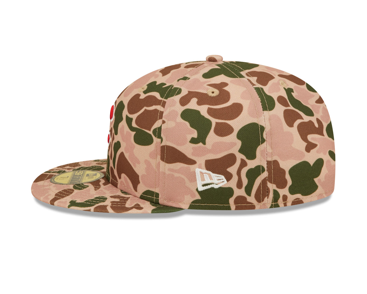 Chicago Cubs New Era 2016 World Series Duck Camo 59FIFTY Fitted Hat product image 5, provided for visual reference and